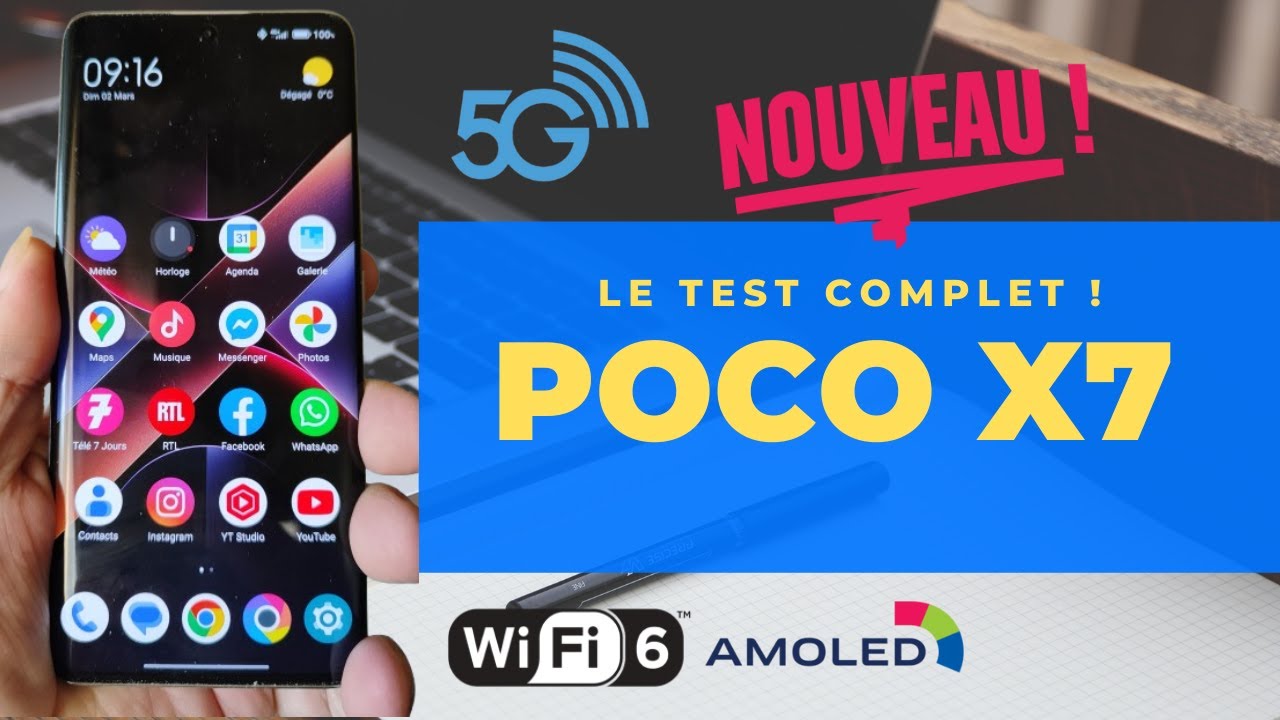 POCO X7,  Promesse Tenue, Ecran Amoled, eSIM, 5G, WIFI 6 etc.. Le Test Complet !