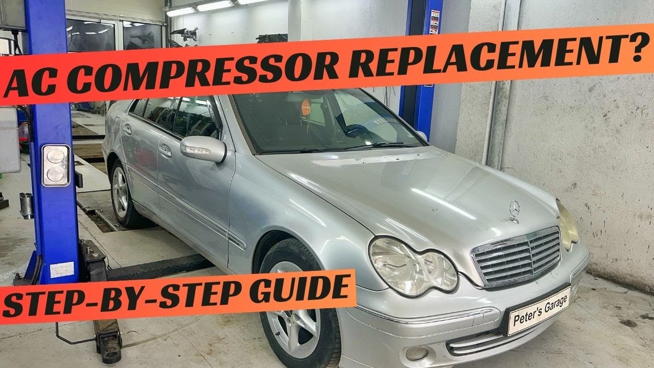 Mercedes C270 CDI W203 AC Compressor replacement