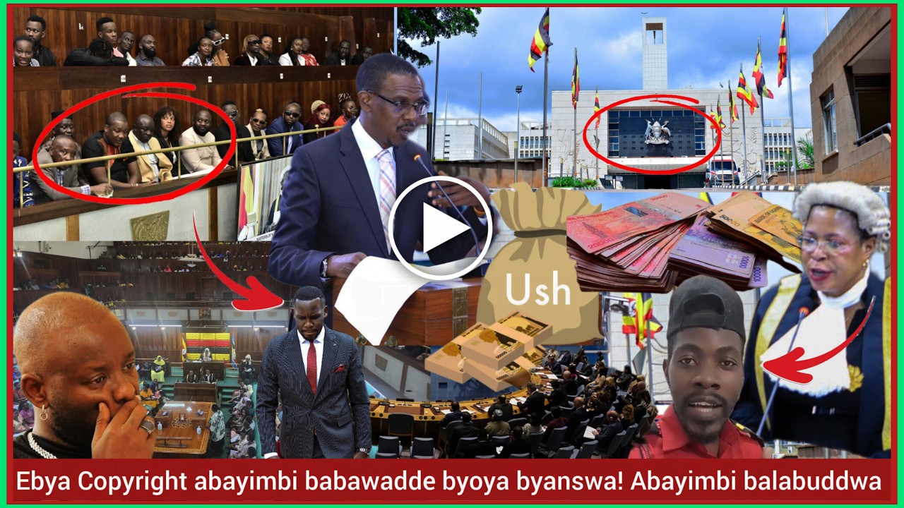 Agatalinda! Bizuuse! Ebya Copyright baabawadde byoya byanswa! Museveni ali mukwetaasa ku Bobi Wine!