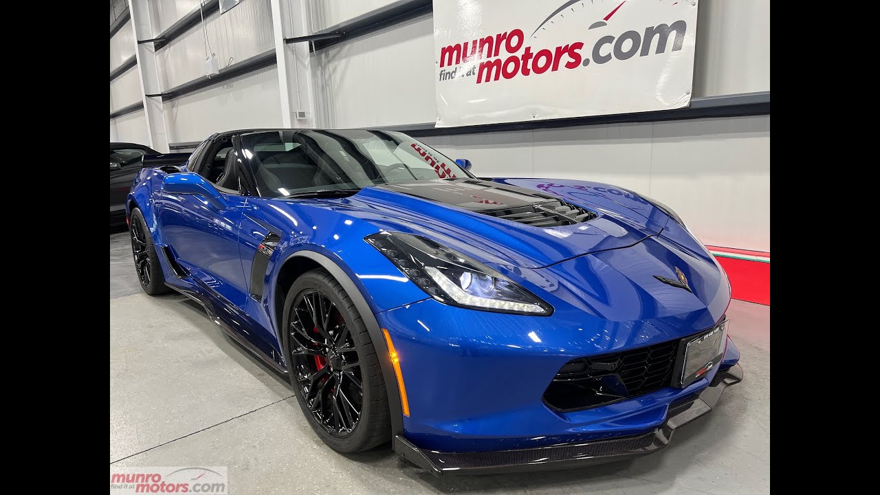 2019 Corvette SOLD SOLD SOLD Z06 Coupe 2LZ 650HP Elkhart Lake Blue Carbon Flash 3700kms