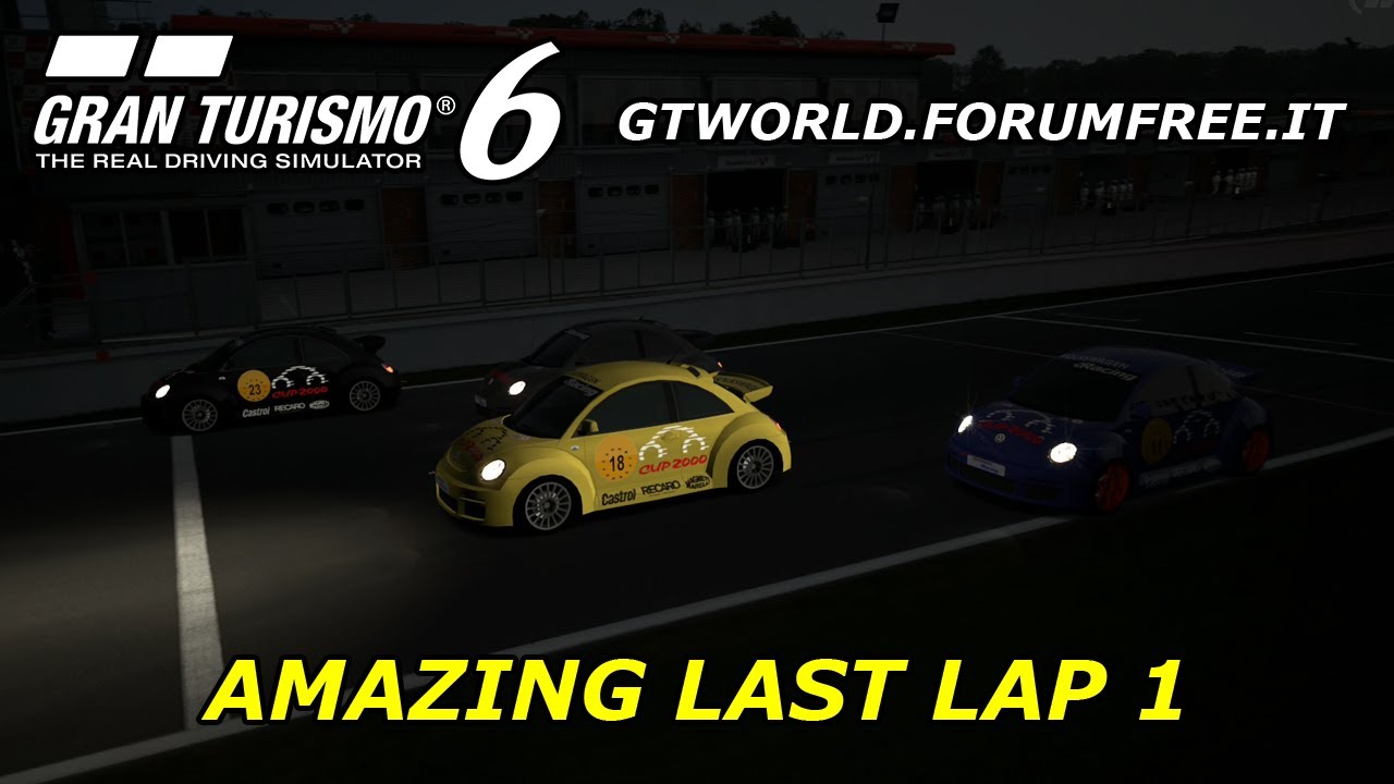 Gran Turismo 6 - Amazing Last Lap 1 - Brands Hatch - Volkswagen New Beetle Cup Car - No Aids ABS off