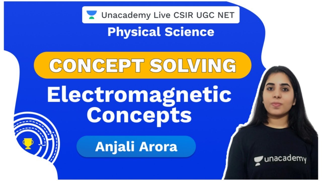 Concept Solving | Electromagnetic Concepts | Physical Science | CSIR 2020 | Anjali Arora | Unacademy