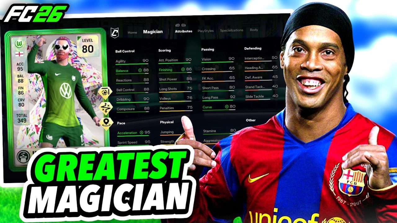 *ЛУЧШАЯ* СБОРКА ДЛЯ ВОЛШЕБНИКА в FC26 Pro Clubs! (80 уровень)
