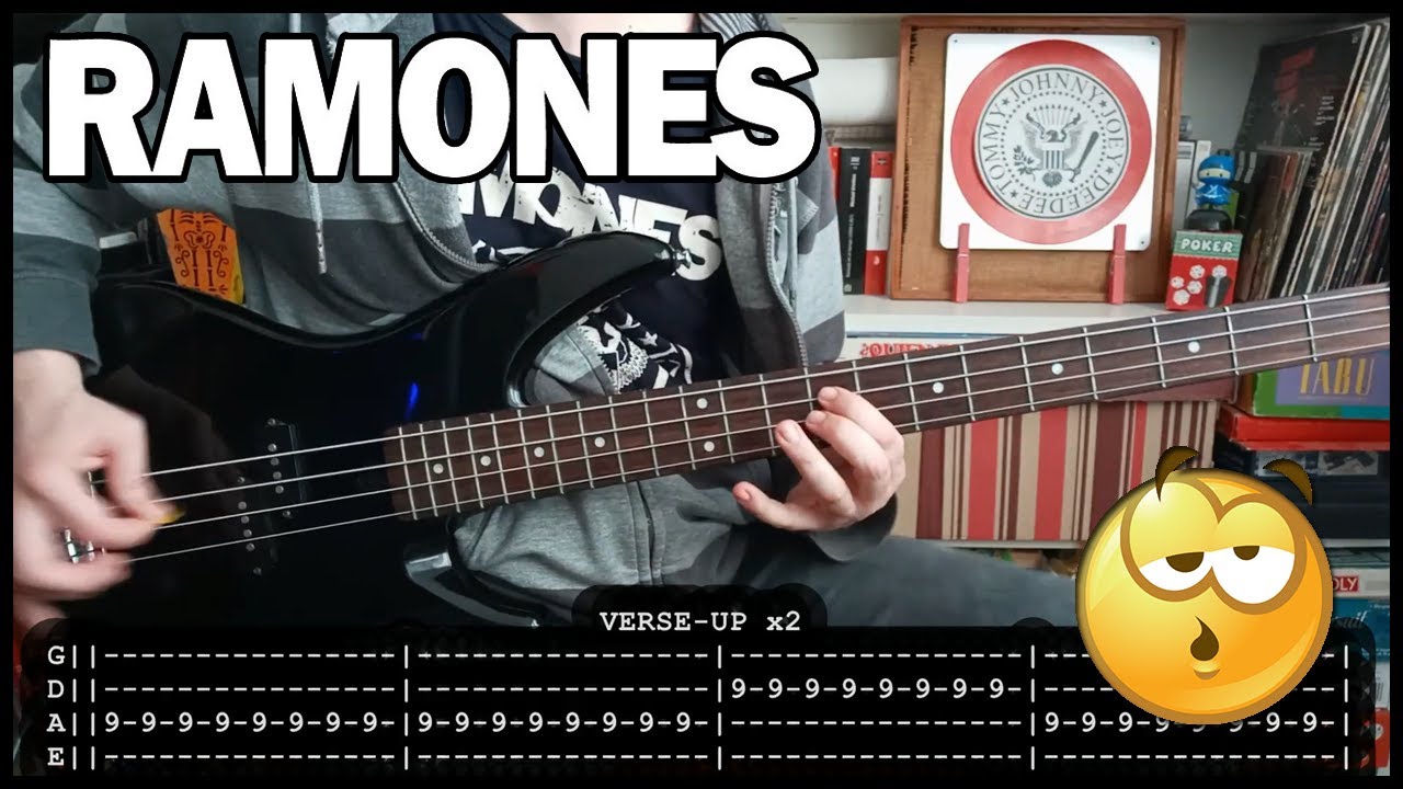 RAMONES - I wanna be sedated (BASS TABS) [lyrics + pdf]