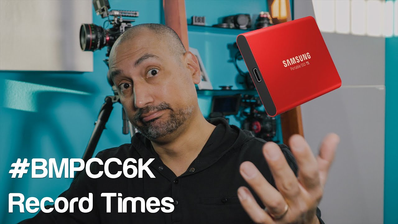 BMPCC6K — На какое время записи можно рассчитывать при съемке в формате 6K RAW на SSD-накопитель ...
