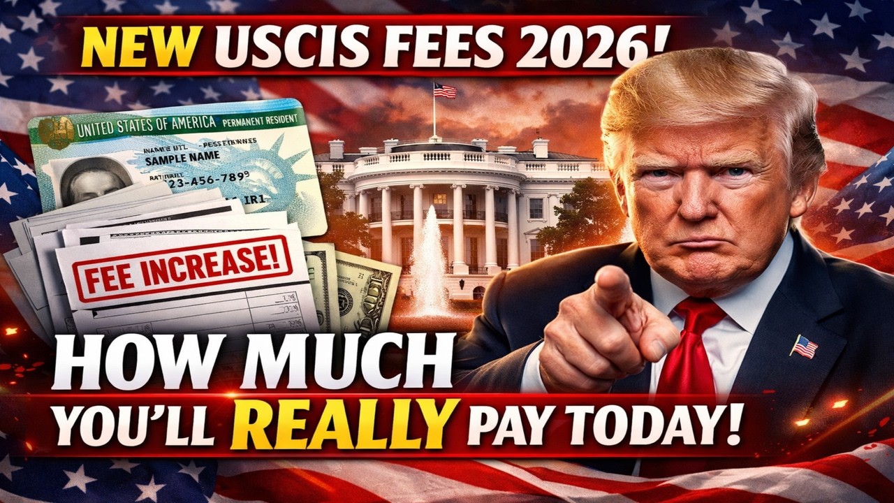 Новые сборы за подачу документов в USCIS в 2026 году: сколько вы ДЕЙСТВИТЕЛЬНО заплатите сегодня?