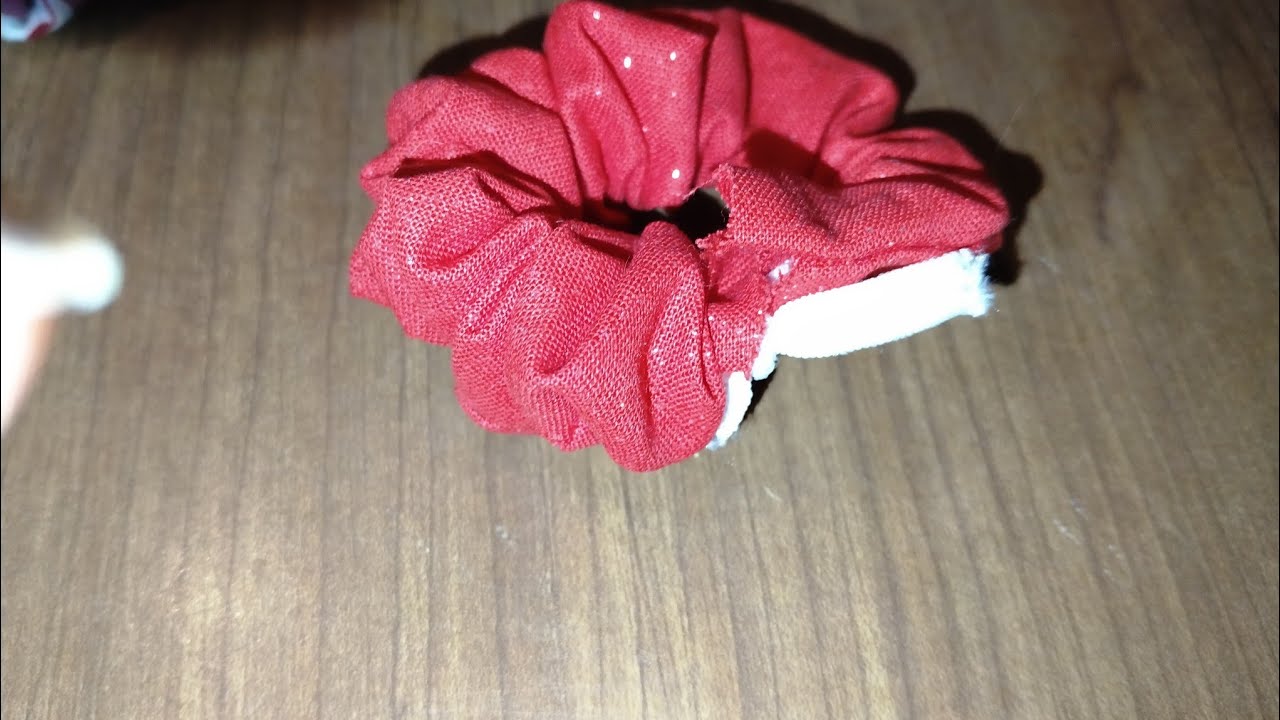 Making 1/3 scale scrunchies #sewing 