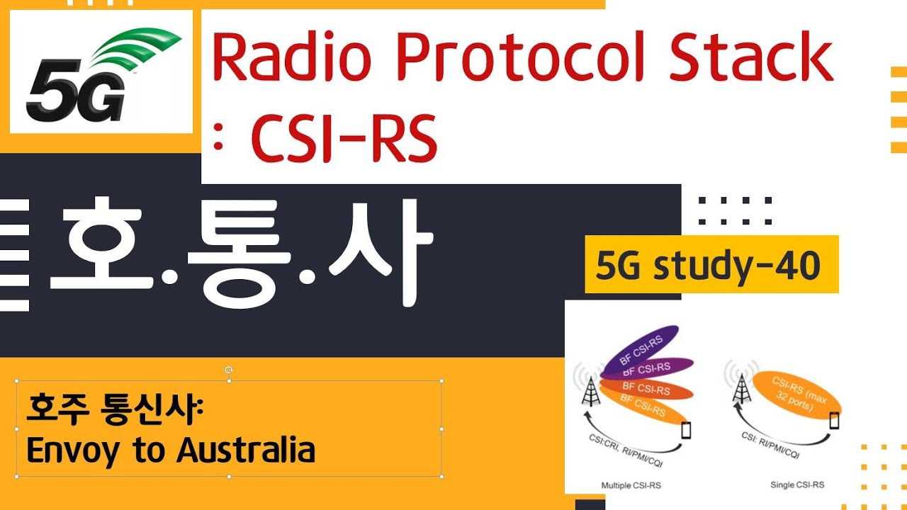 [호통사] 5G study 40 - 5G 프로토콜 CSI-RS