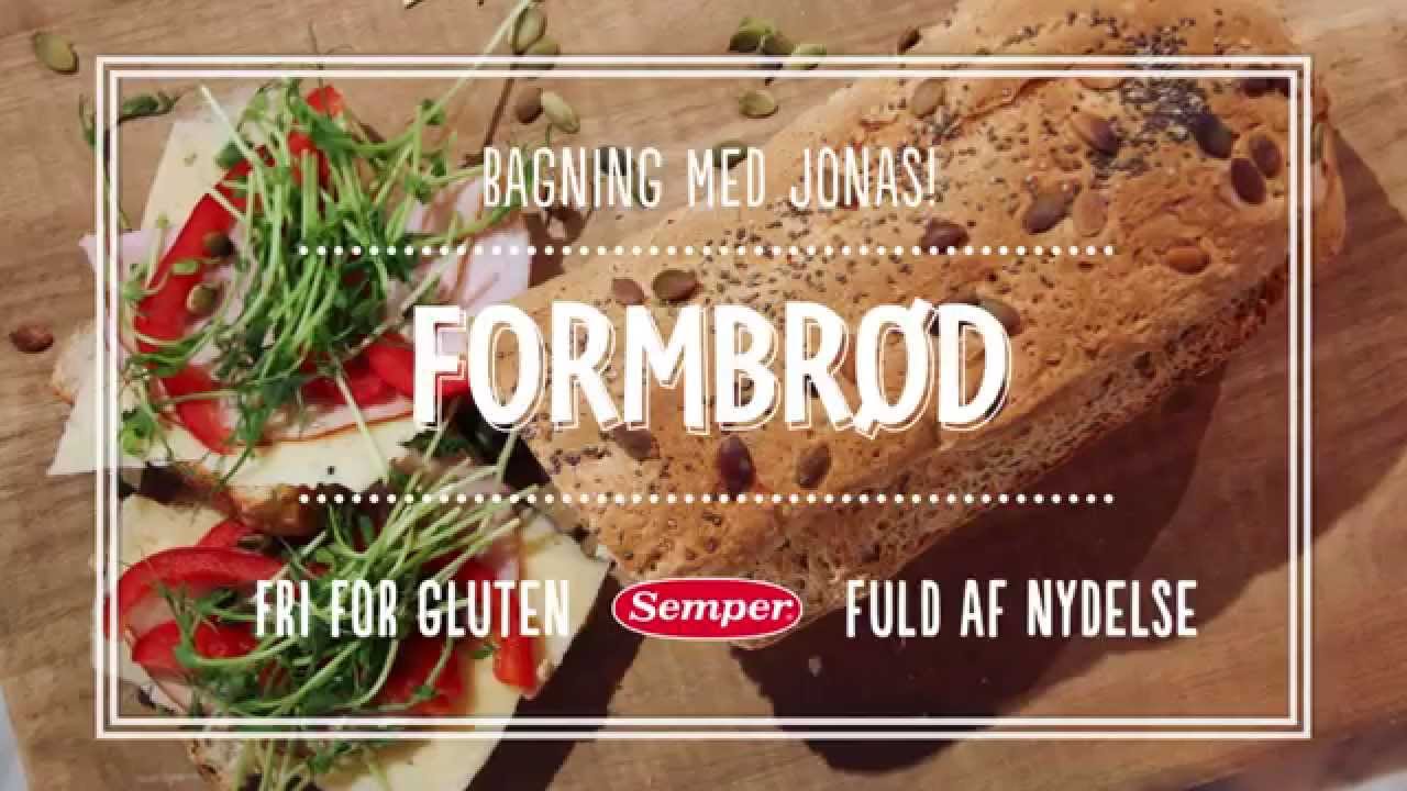 Semper Glutenfri - Bag glutenfrit formbr&oslash;d med Jonas