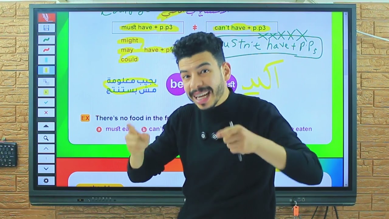 الصف الاول الثانوى اقوى شرح جرامر يونت 12 الاستنتاج Deduction