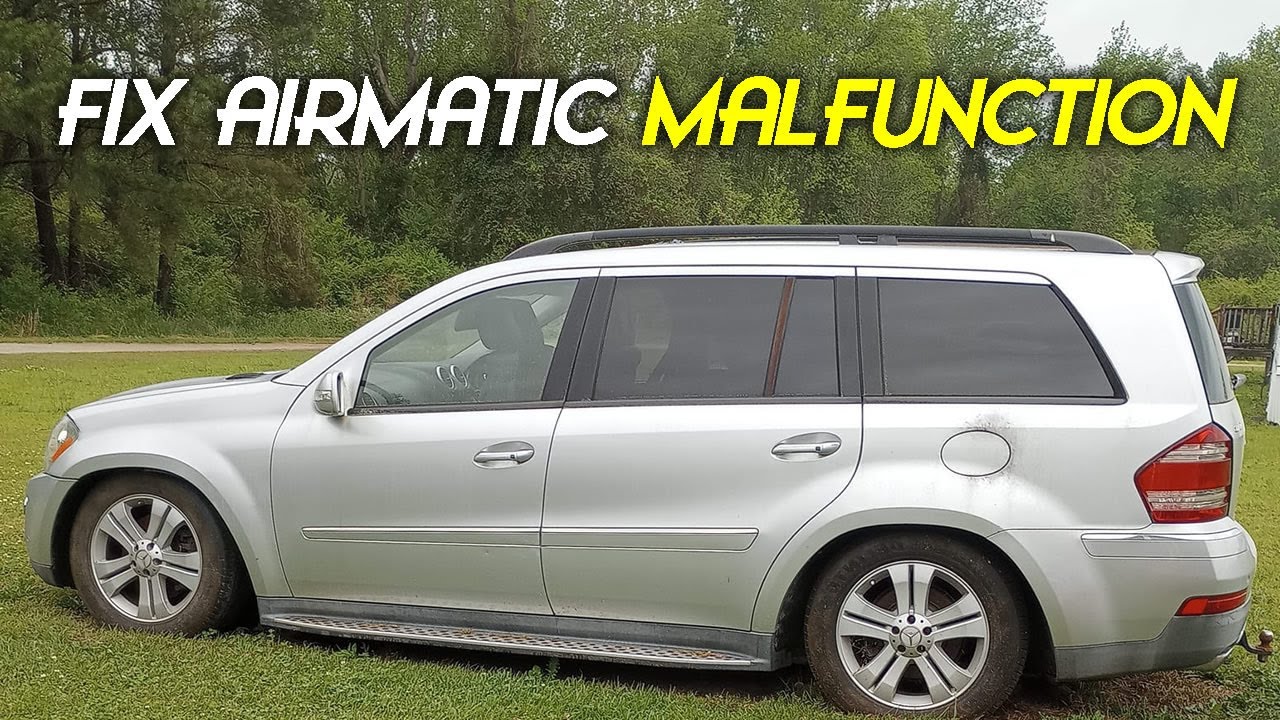 Как исправить неисправность Airmatic на Mercedes GL450 W164 #airsuspension #quickfix #airmatic #g...