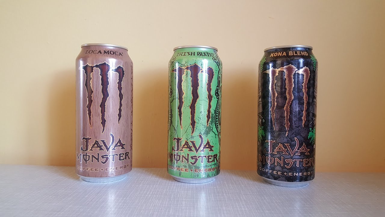 QUBEŁ ENERGOLA #10 Monster Java Loca Moca, Irish Blend, Kona Blend