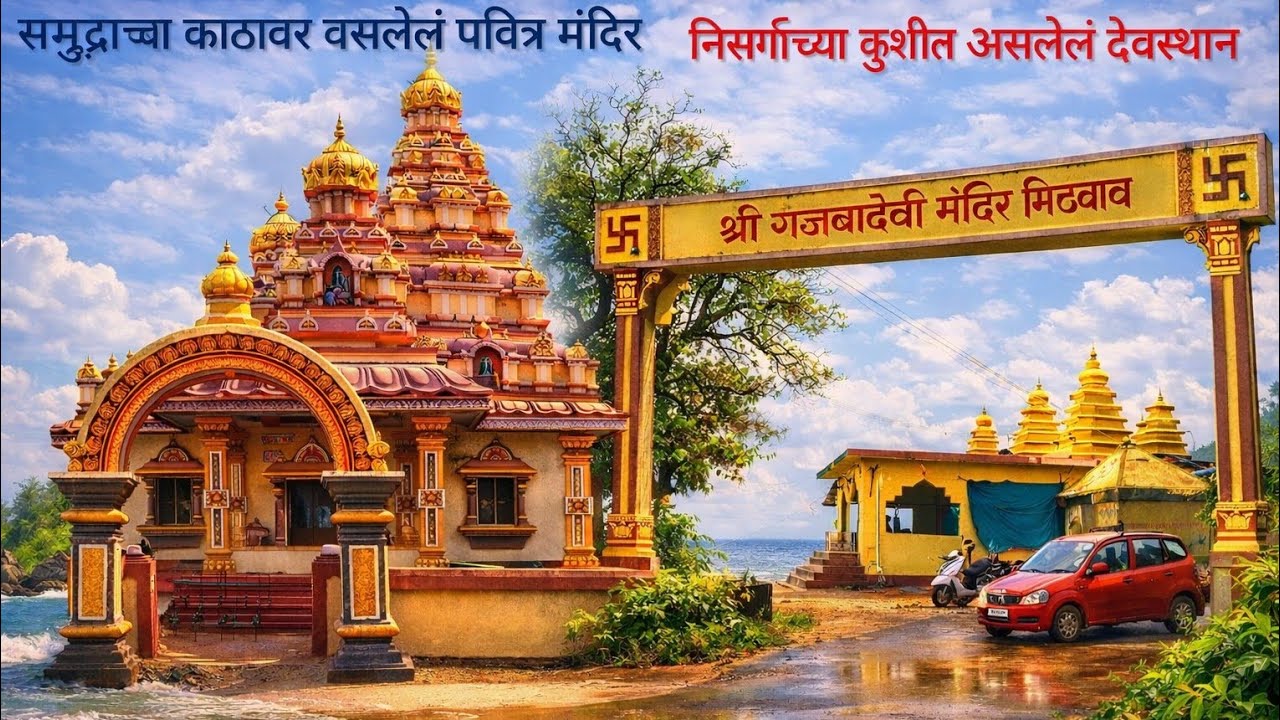 Real Konkan Life 🌴 | Devgad Gaav Tour | Mithbav Village | Gajbadevi & Rameshwar Mandir