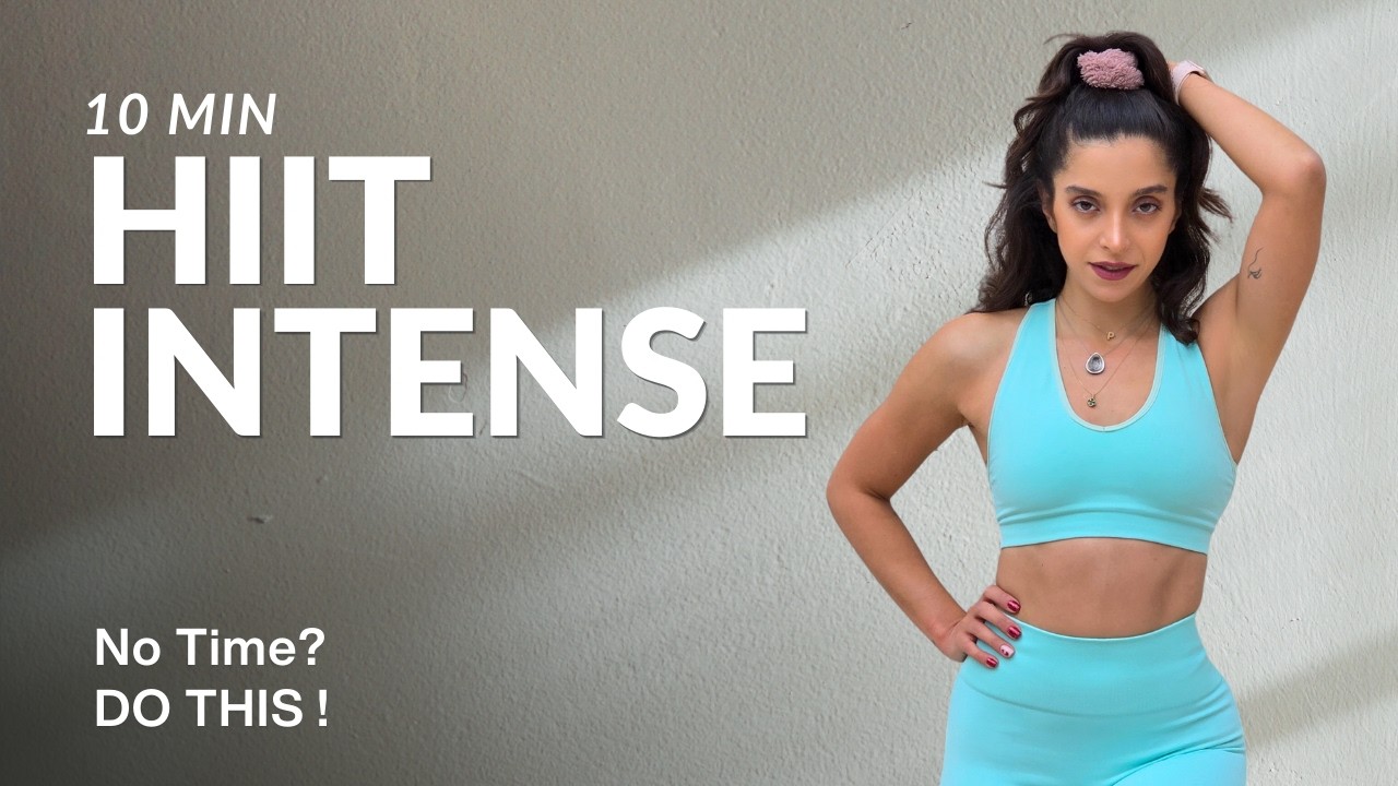 10 MIN FULL BODY HIIT to Lose Weight FAST | Home workout - No equipment