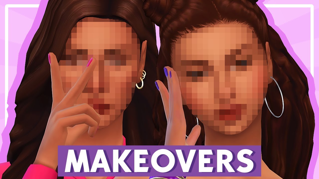 Samara and Scarlett's Teen Makeovers + CC List | The Sims 4 Black Widow CAS