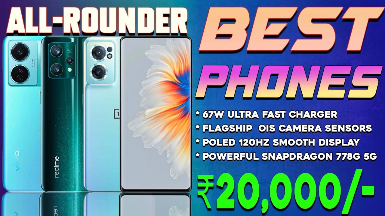 Top 5 Best & All-Rounder Phone Under 20000 | Snapdragon 778| OIS Camera| Best Phone under 20000