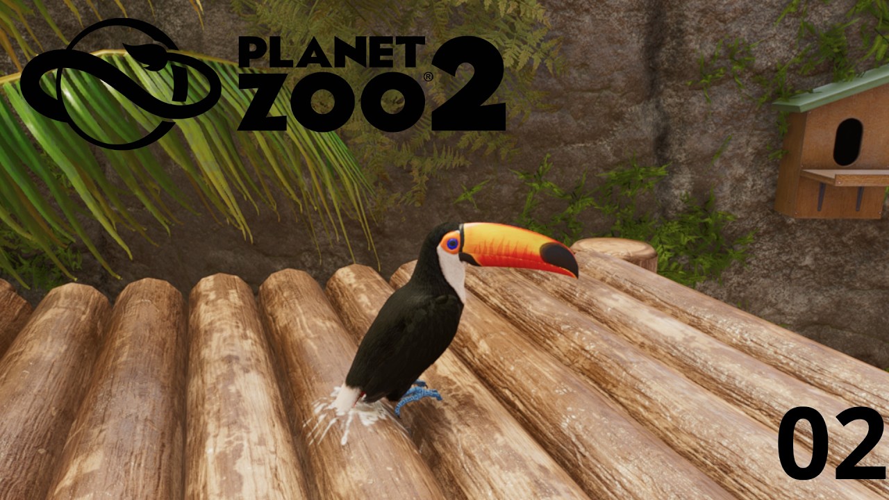 i built a toucan exhibit -planet zoo 2 franchise mode- ep02