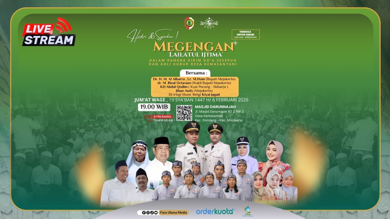 🔴(LIVE) KEMASANTANI MEGENGAN DAN KIRIM DOA SESEPUH AHLI KUBUR DESA KEMASANTANI