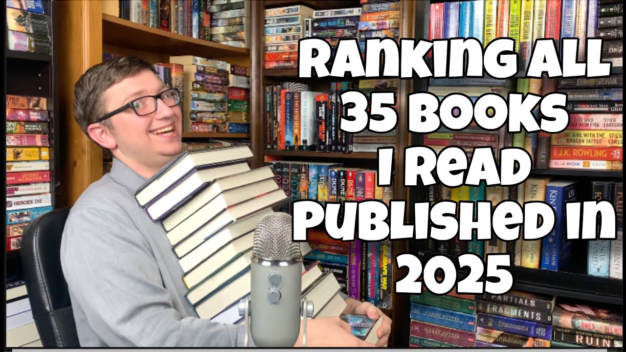 Рейтинг всех 35 книг, прочитанных мной и изданных в 2025 году.
