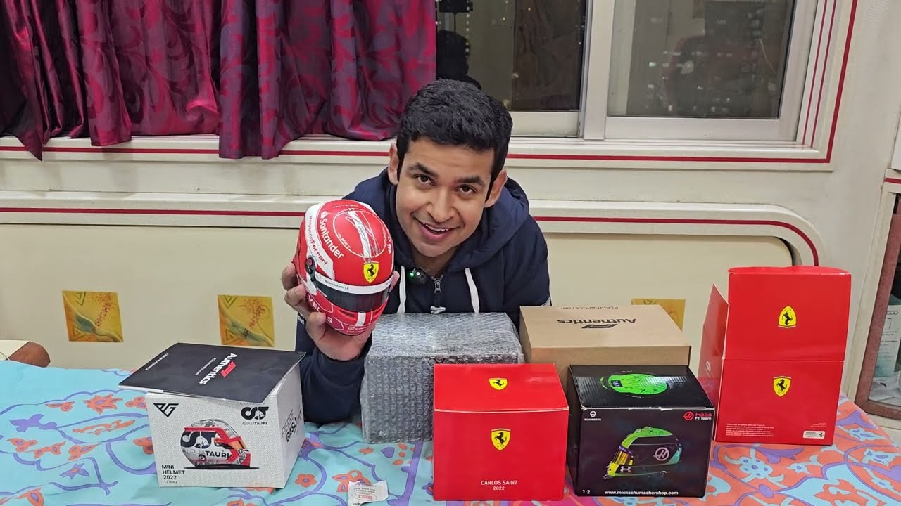 Unboxing - Adding Signed F1 Mini Helmets to my Collection!
