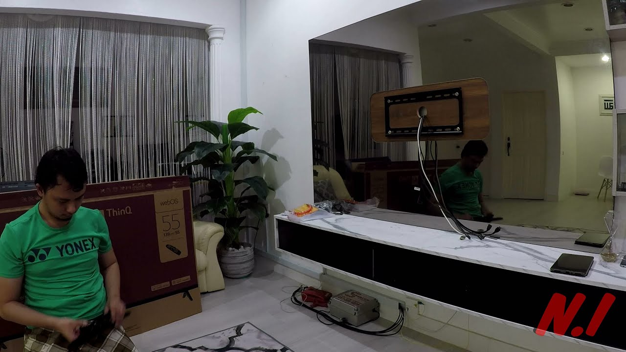 UNBOXING LG 4K UHD TV 55UN73