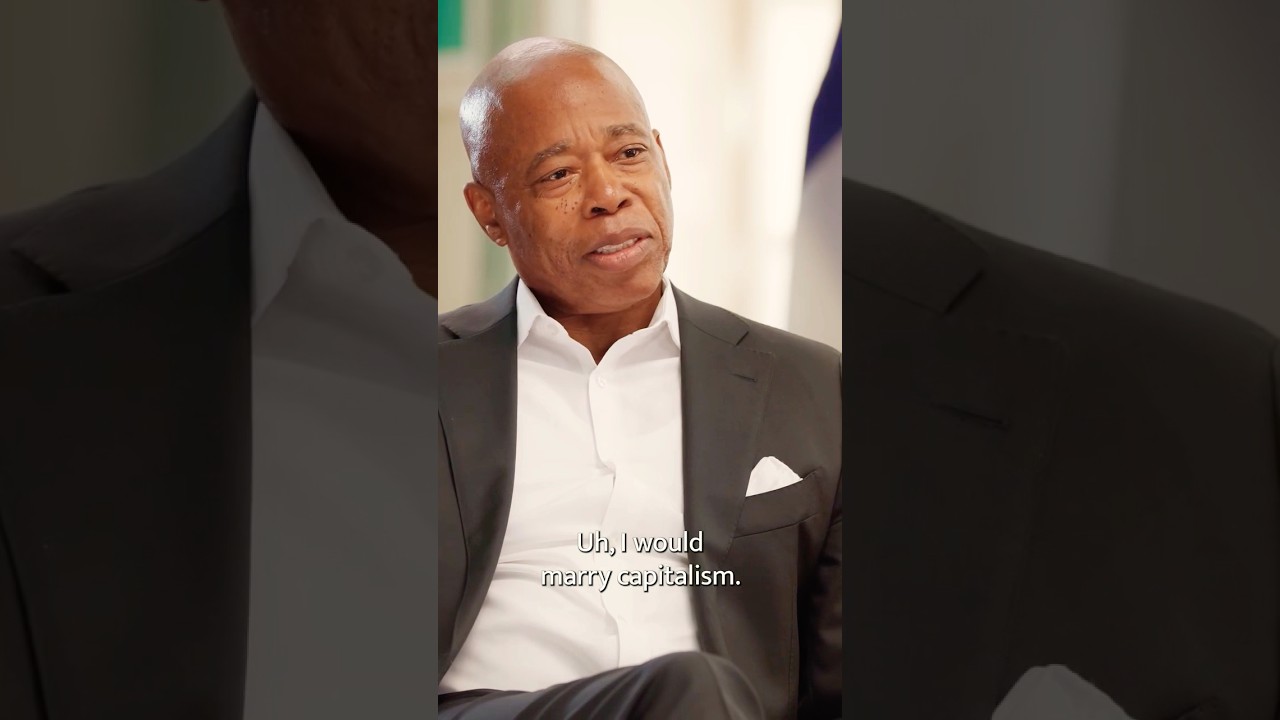 Эрик Адамс сказал последние слова о Нью-Йорке Зохрана Мамдани. #Ziwe #ericadams #nyc #comedyshorts