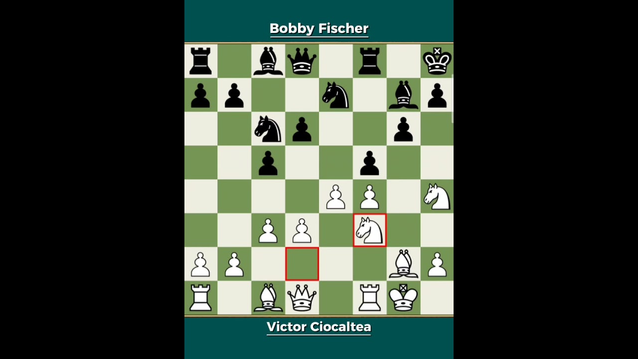 Victor Ciocaltea vs Bobby Fischer ◉ Varna Olympiad 1962 | Fischer on Board One for USA