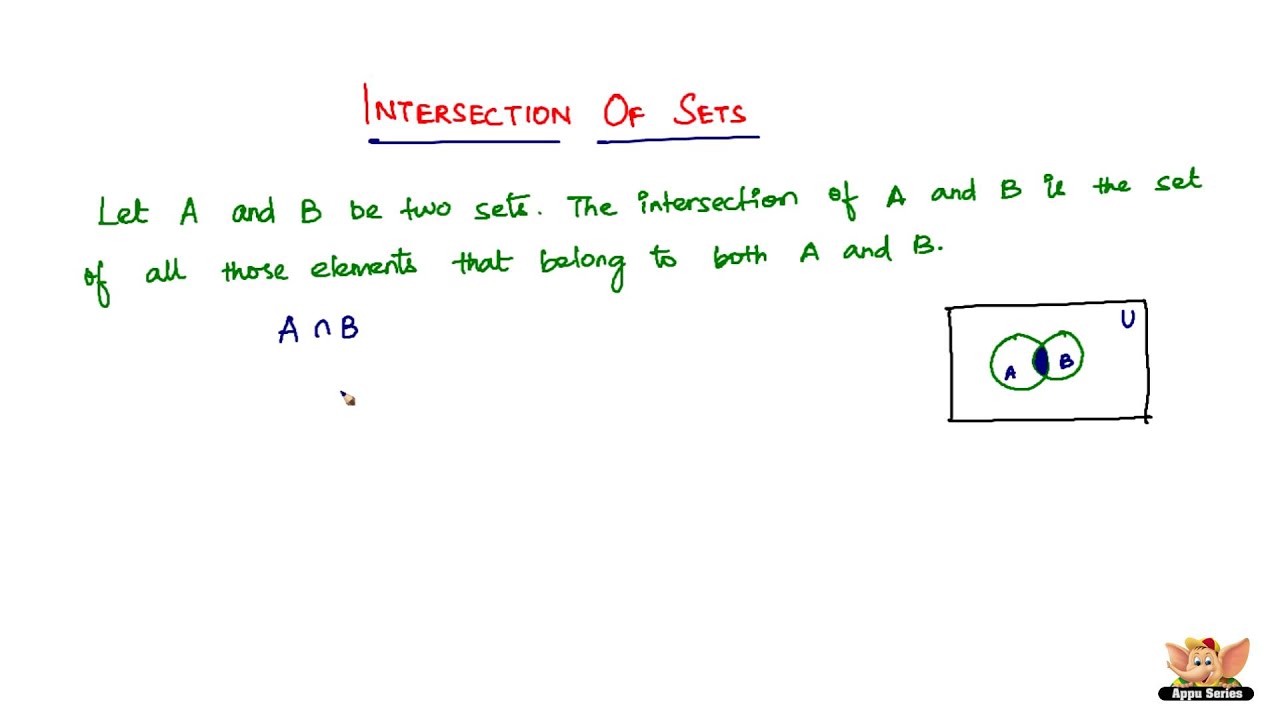What is Intersection of Sets?