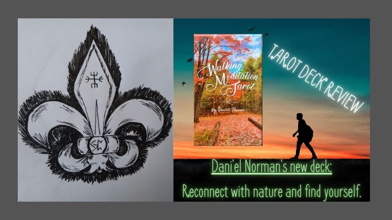 WALKING MEDITATION TAROT DECK REVIEW: This one is a thing of beauty! 🤩❤️🧡🧡💛