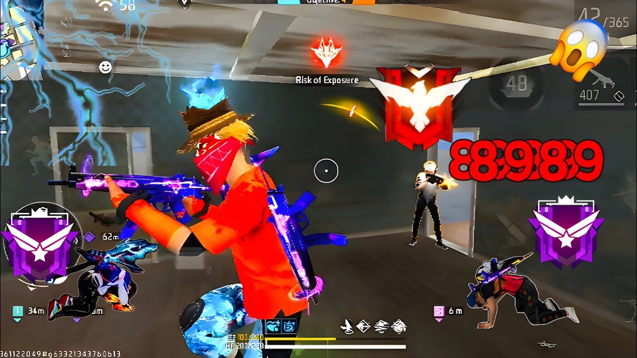  MASTER TO GRANDMASTER RANK PUSH  FREE FIRE 😱