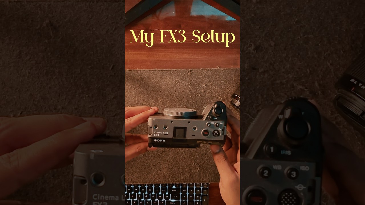 Sony FX3 Setup for Cinematic Videos ! 🎥🔥