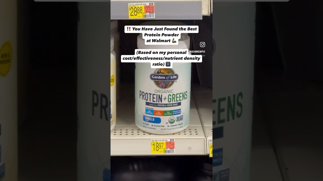 Garden of Life Protein and Greens: My Favorite Plant Protein Powder & The Best Protein At Walmart!