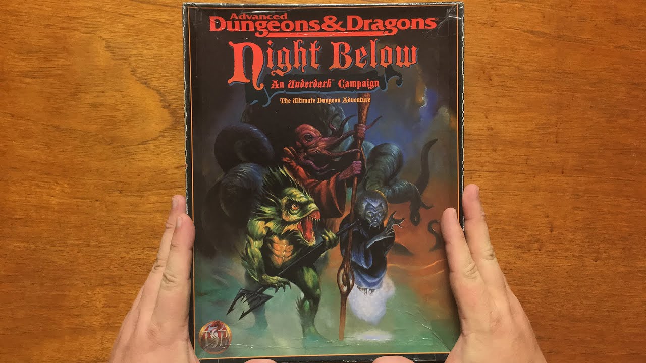 Night Below part 1 - The Evils of Haranshire for AD&D 2nd Edition by TSR