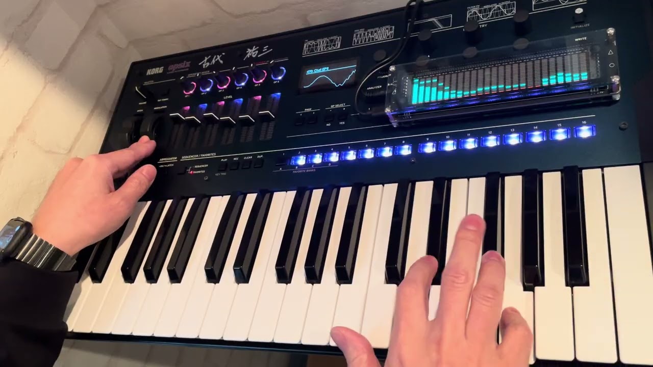 ニンジャウォーリアーズ / Che! をKORG opsixで弾いてみた