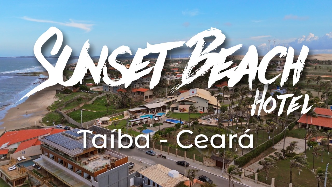Um vôo pelo Sunset Beach Hotel em Taíba, Ceará.
