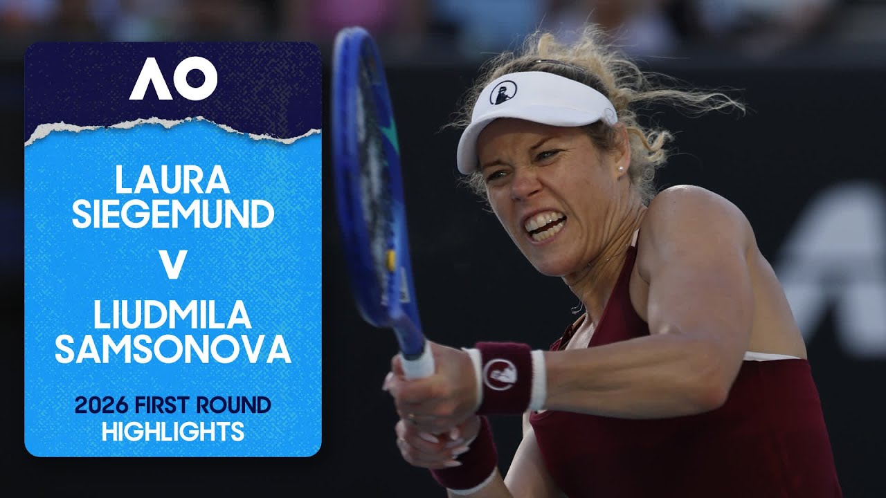 Laura Siegemund v Liudmila Samsonova Highlights | Australian Open 2026 First Round