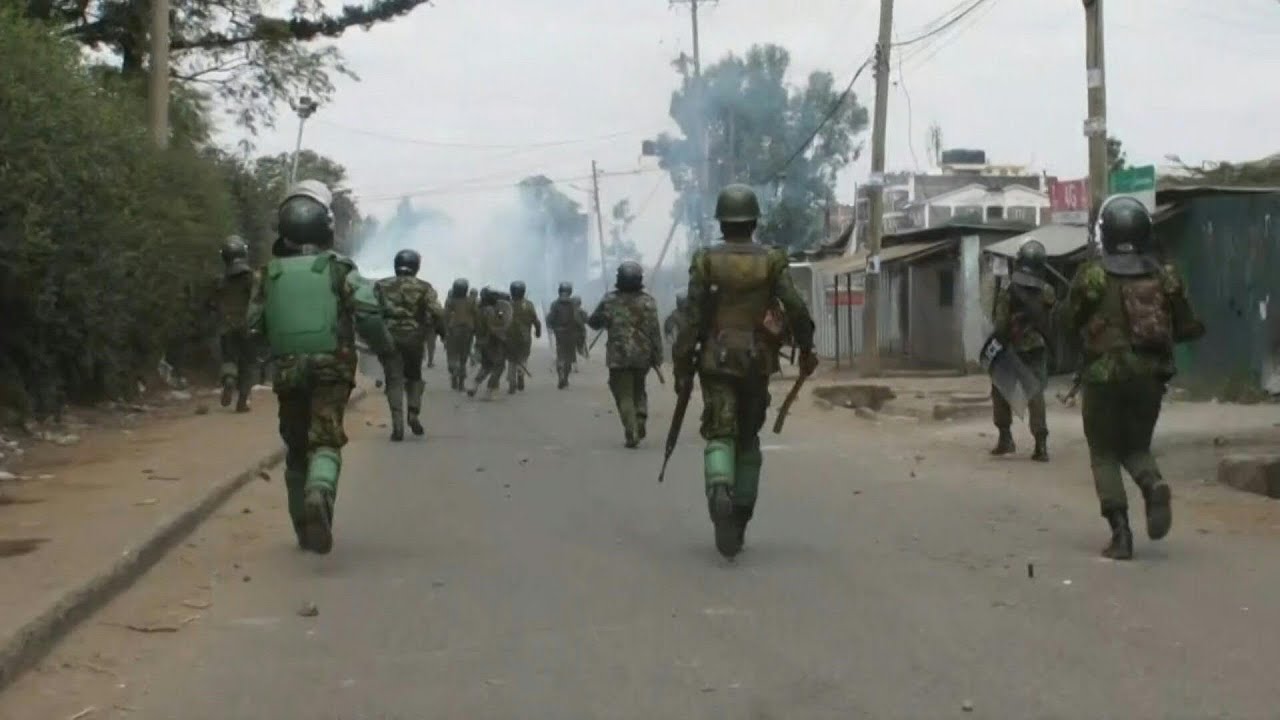 Tear gas fired during anti-government protests in Nairobi | AFP