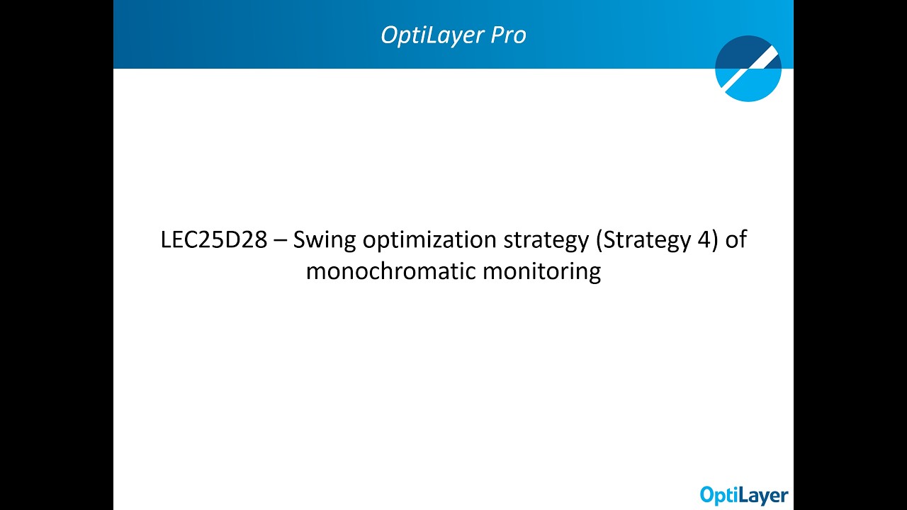 Lec25D28 - Swing optimization strategy (Strategy 4) of monochromatic monitoring