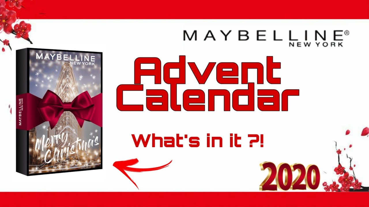 Maybelline Advent Calendar/ Spoiler 2020