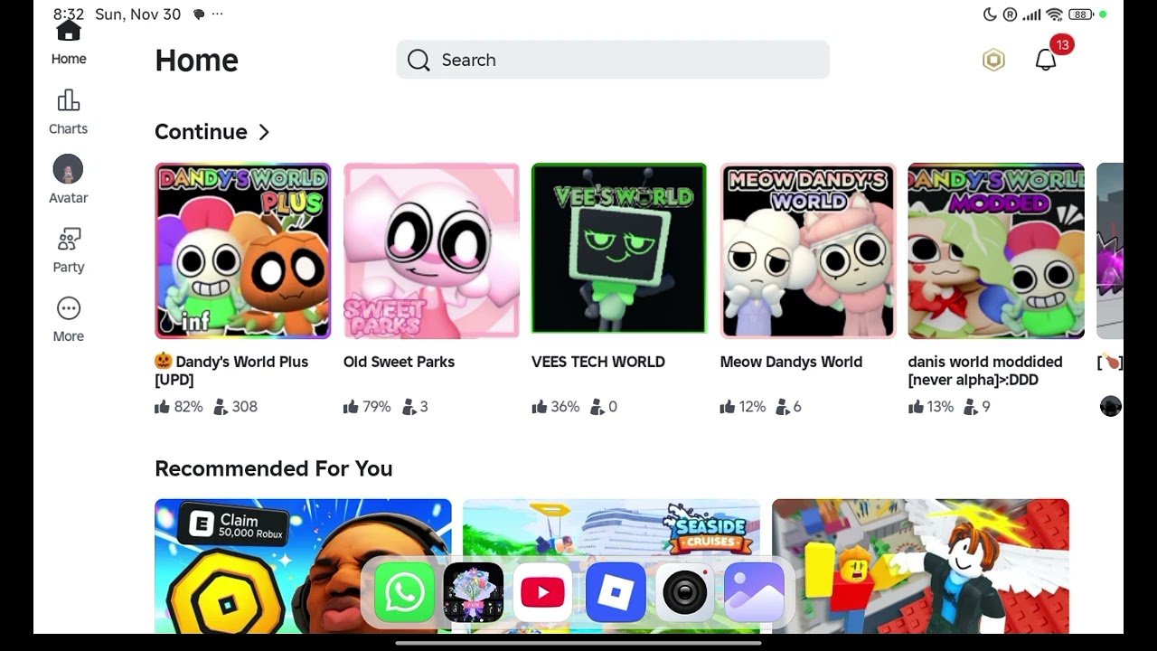 Might be the new dandy's world modded hope this helps reminder play the game before got 