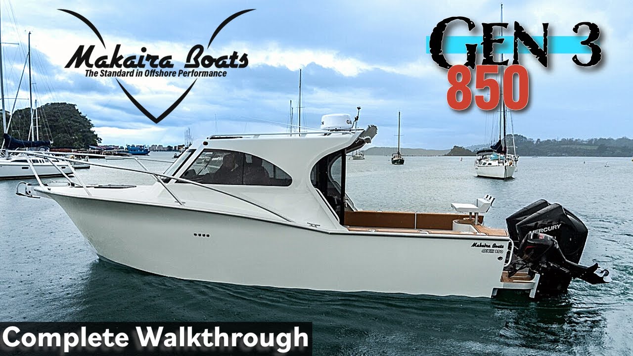 Внутри идеального алюминиевого морского катера! Представляем Makaira Gen 3 850