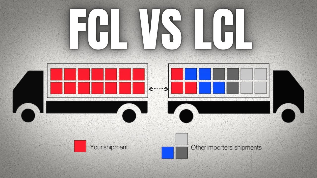 LCL против FCL | Разница между полной загрузкой контейнера и частичной загрузкой контейнера | Что...