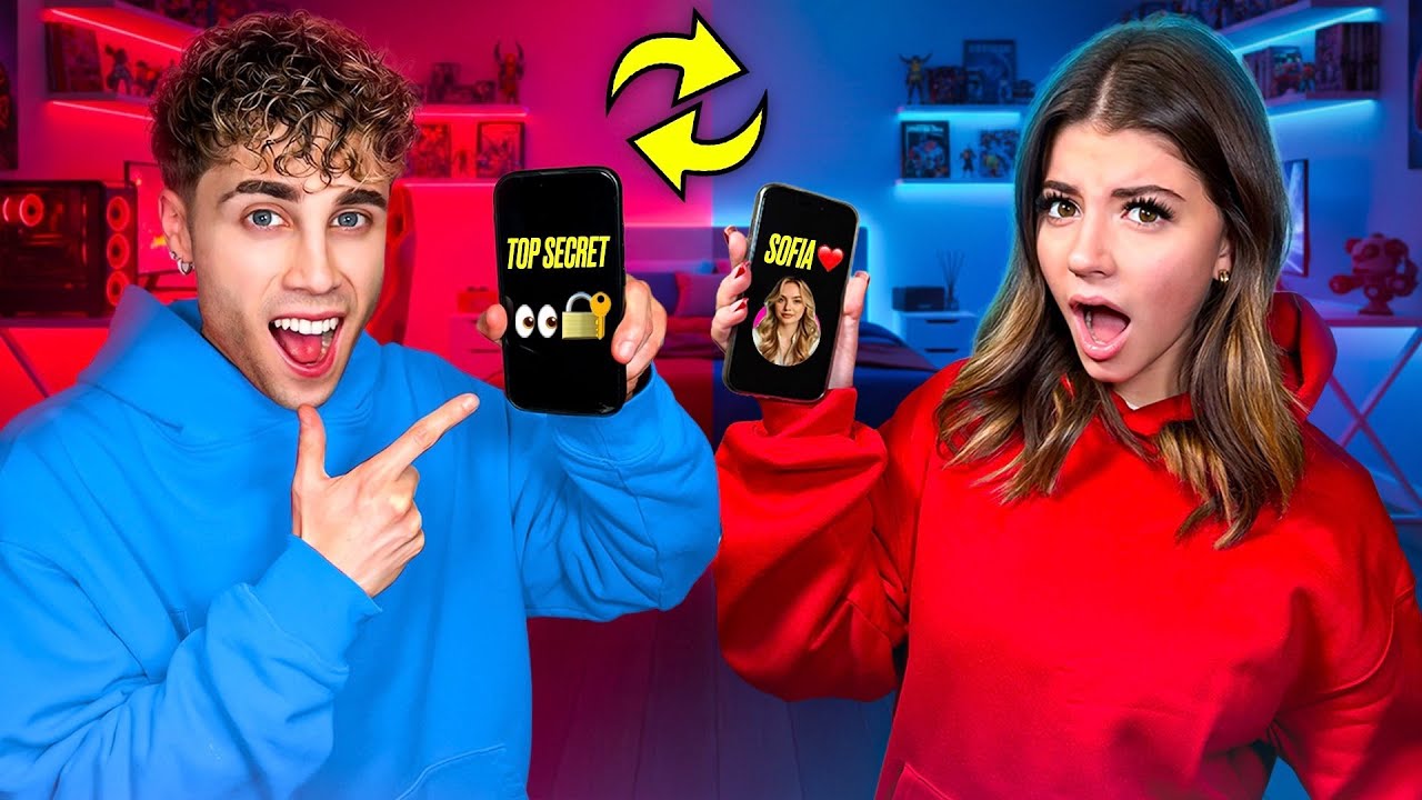 SCAMBIO il TELEFONO con la mia MIGLIORE AMICA per 24H!