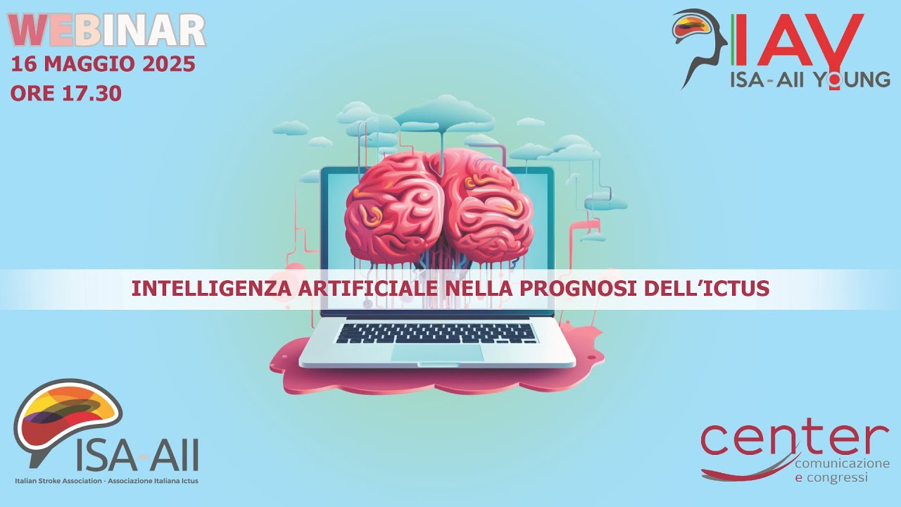 Webinar ISA YOUNG: Intelligenza Artificiale nella prognosi dell'Ictus - 16 maggio 2025