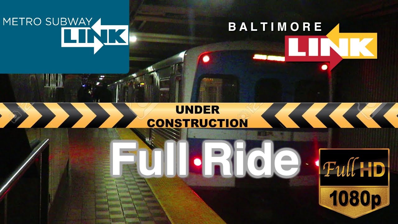 MTA Maryland Metro SubwayLink to Owings Mills During Construction