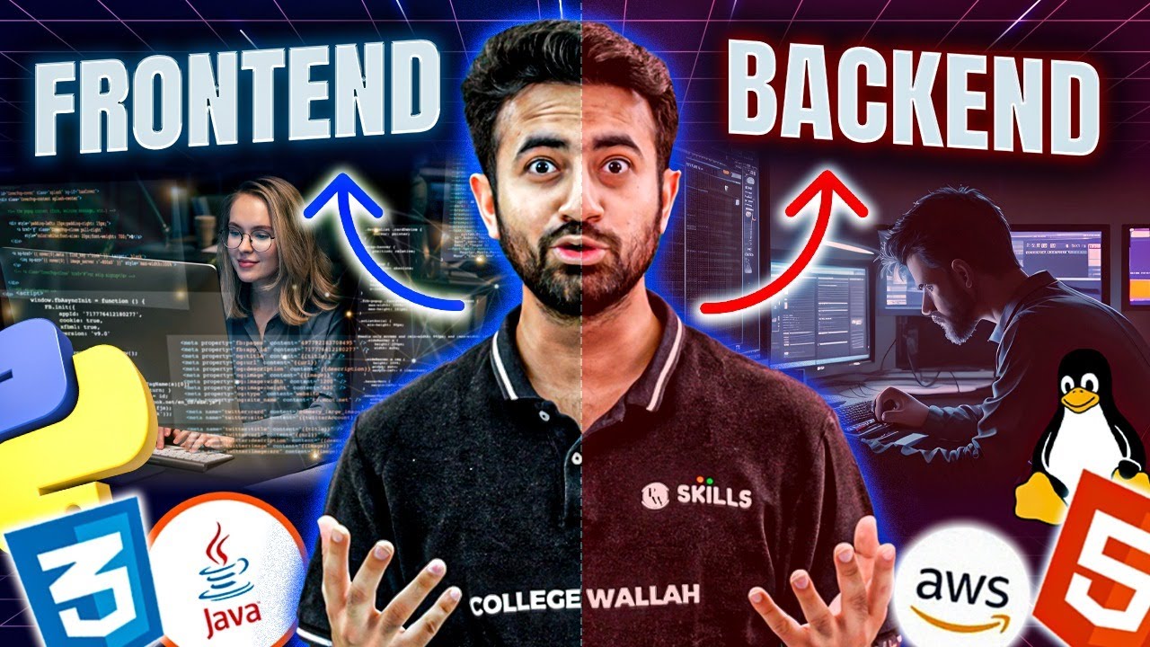 Frontend Developer Vs. Backend Developer😳🫨||How to become Software Developer||Salary,Company,Package