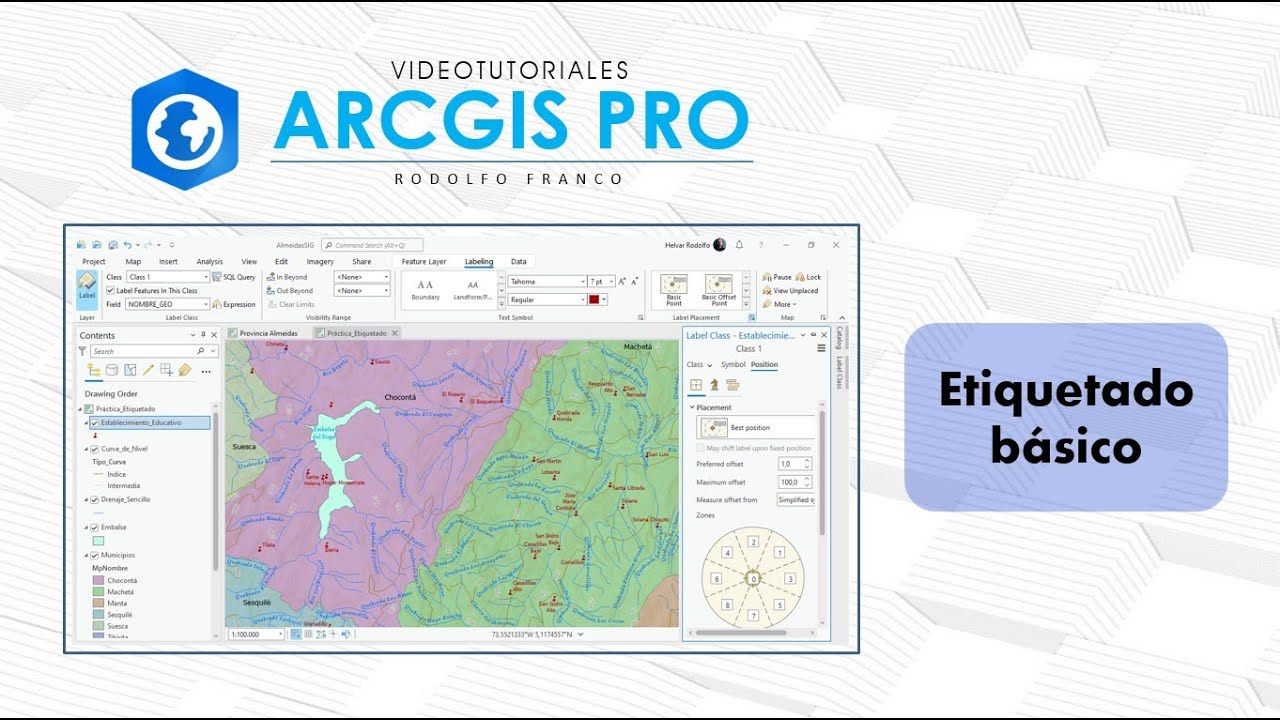 ArcGis Pro - Etiquetado básico