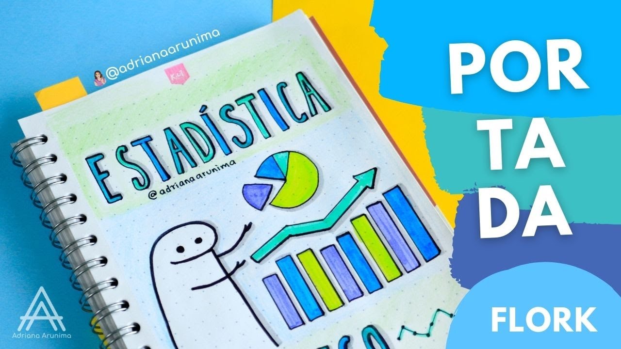 🔵Portada de estadística de Flork | Caratula Probabilidad y estadística