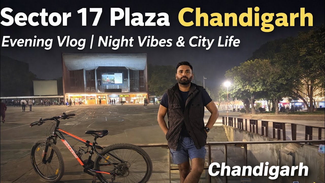 Cycle Ride & Evening Vibes at Sector 17 Chandigarh 🚴‍♂️