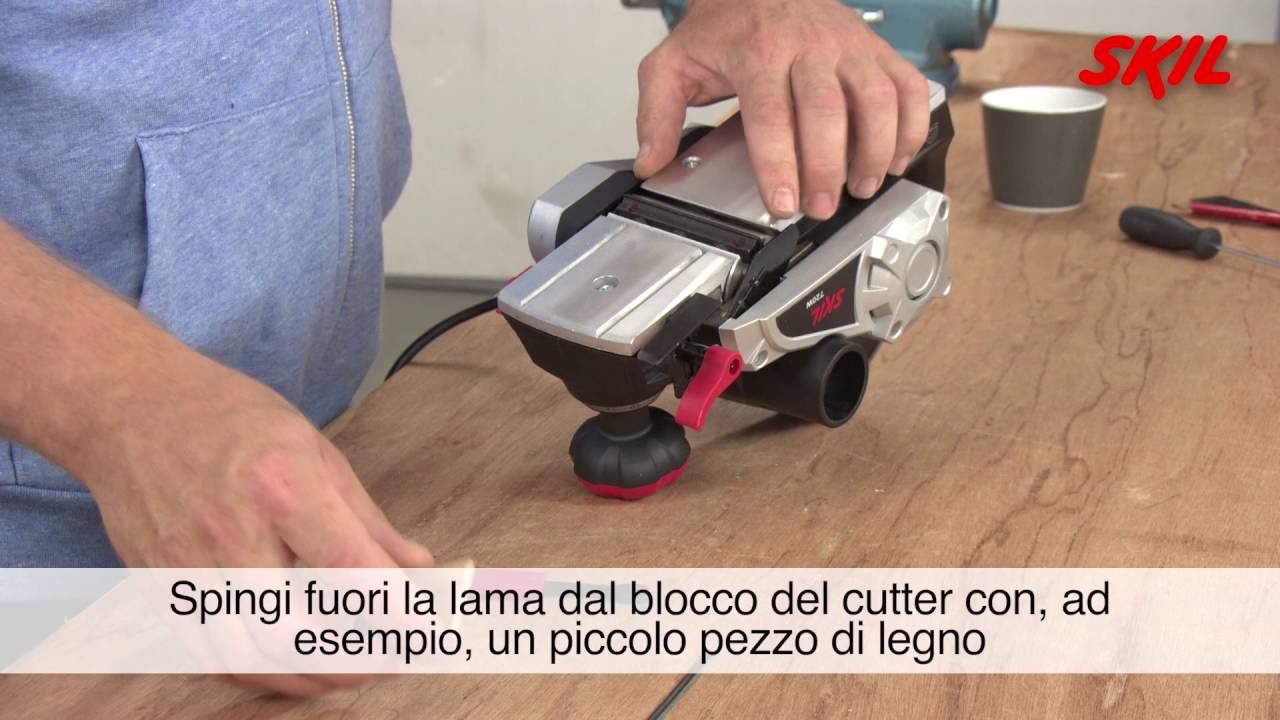 Come sostituire le lame di piallatura su una pialla elettrica?